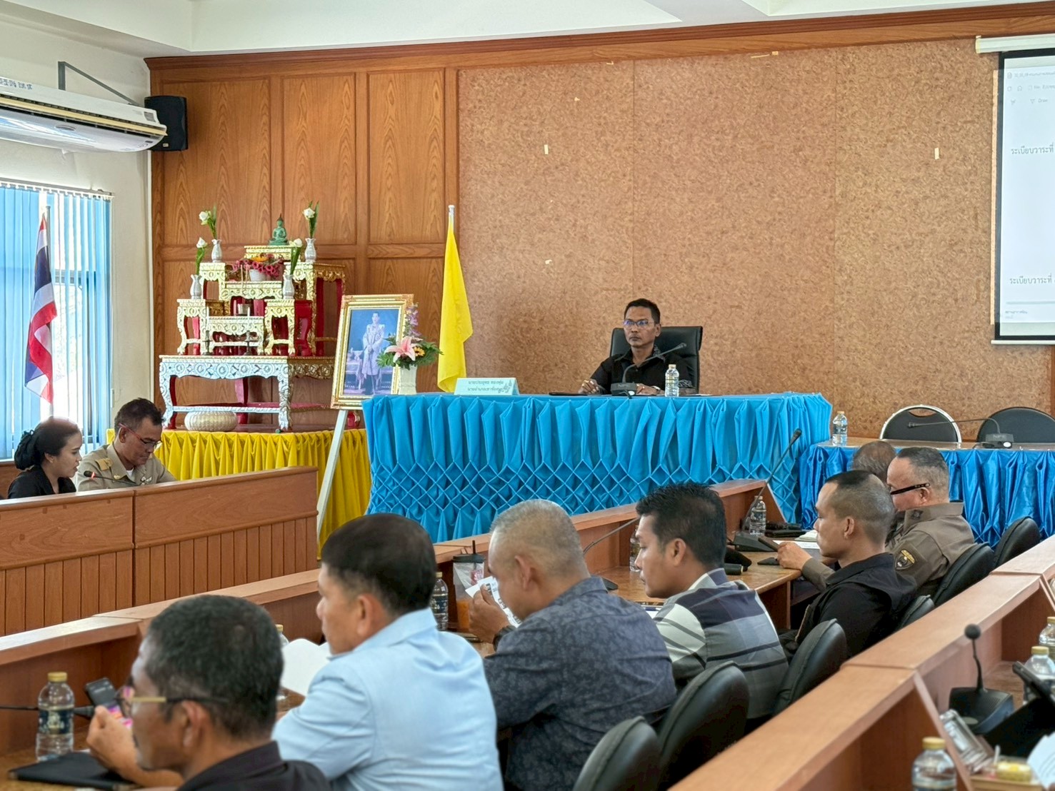 📍พช.เขาชัยสน ร่วมการประชุมหัวหน้าส่วนราชการฯ ประจำเดือน เมษายน 2569